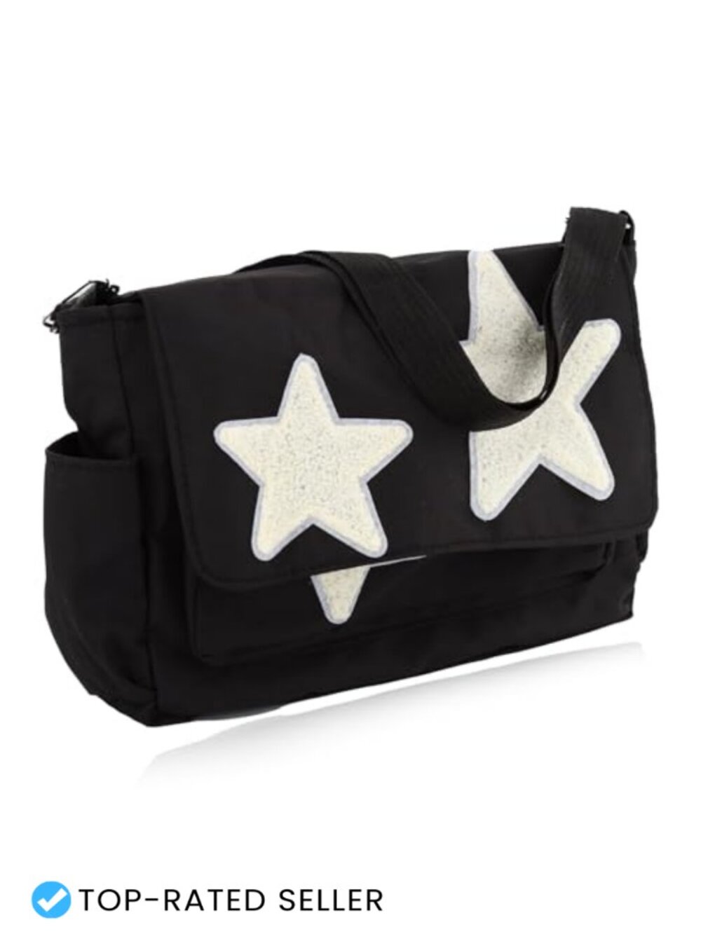 Messenger Bag Women Crossbody Y2K Star Purse Large Capacity Tote Shoulder Bags